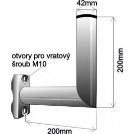 Držák balkónový 20 cm
