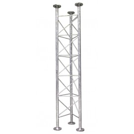 Příhradový stožár PROFI, délka 3m, stojny 60mm DIN příruby, síla stojen 5mm