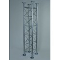 AKCE - Příhradový stožár čtyřboký , délka 2m, stojny pr.42mm
