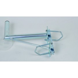 Držák antén 35cm s dvojitým uchycením na stožár - žárový zinek