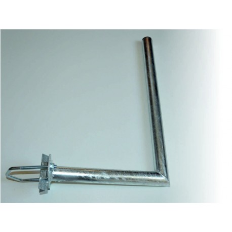 Držák 35/60cm s vinklem pro uchycení na stožár – žárový zinek