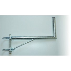 Držák 60/30cm s dvojitým uchycením na stožár – žárový zinek