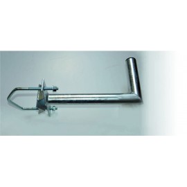 Držák 35cm s vinklem pro uchycení antén na stožár 150mm - žárový zinek